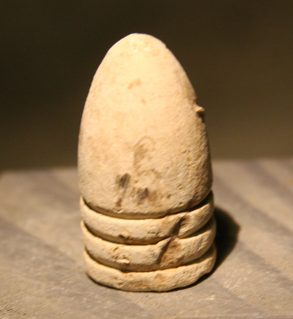 JUST ADDED ON 6/8 - GETTYSBURG RETREAT / LEE'S FINAL LINE BELOW HAGERSTOWN - .54 Caliber Bullet - Found by Andy Keyser in 1989