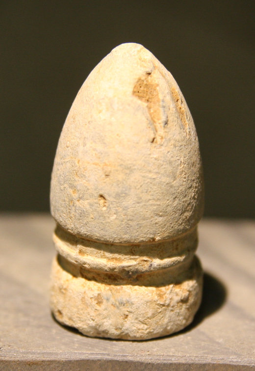 JUST ADDED ON 6/8 - GETTYSBURG RETREAT / LEE'S FINAL LINE BELOW HAGERSTOWN - .58 Caliber Confederate Gardner Bullet - Found by Andy Keyser in 1989 AK-H04
