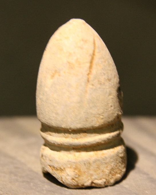 JUST ADDED ON 6/8 - GETTYSBURG RETREAT / LEE'S FINAL LINE BELOW HAGERSTOWN - .58 Caliber Confederate Gardner Bullet - Found by Andy Keyser in 1989