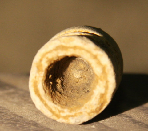 JUST ADDED ON 6/8 - GETTYSBURG RETREAT / LEE'S FINAL LINE BELOW HAGERSTOWN - .58 Caliber Confederate Gardner Bullet - Found by Andy Keyser in 1989