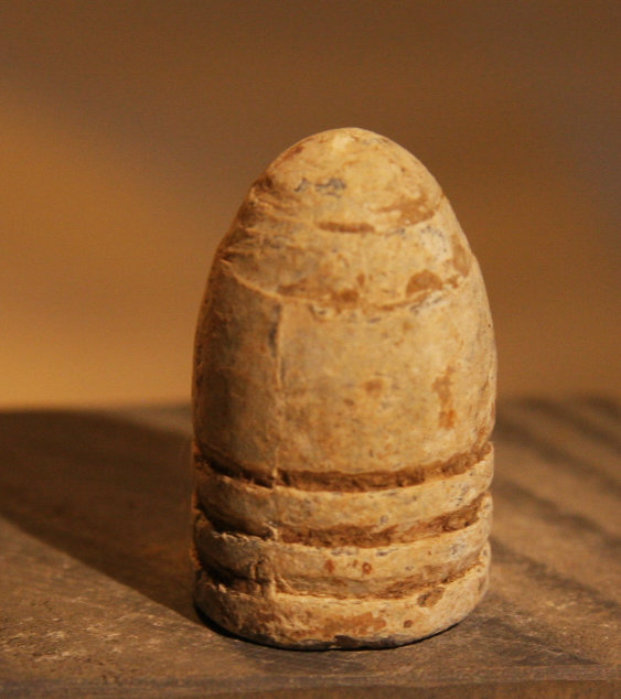 JUST ADDED ON 11/28 - ANTIETAM / THE BATTLE OF BLACKFORD'S FORD / WENTWORTH MILITARY ACADEMY COLLECTION - Pulled/Misfired Bullet found in 1959