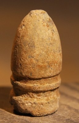 JUST ADDED ON 1/3 - ANTIETAM / THE BATTLE OF BLACKFORD'S FORD / WENTWORTH MILITARY ACADEMY COLLECTION - .54 Caliber Confederate Gardner Bullet found in 1959 JUST ADDED ON 1/3 - ANTIETAM / THE BATTLE OF BLACKFORD'S FORD / WENTWORTH MILITARY ACADEMY COLLECTION - .54 Caliber Confederate Gardner Bullet found in 1959