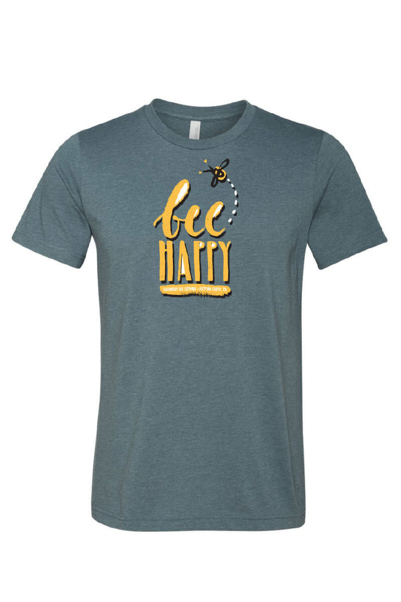 Five Oaks Farm Kitchen - Bee Happy Short Sleeve Shirt (Front)