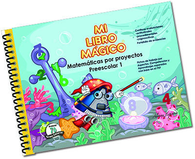 MI LIBRO MÁGICO. MATEMÁTICAS POR PROYECTOS PREESCOLAR 1 MLM-006