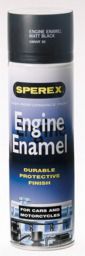 Simoniz Sperex Engine Enamel - Matt Black 500ml SKU16281