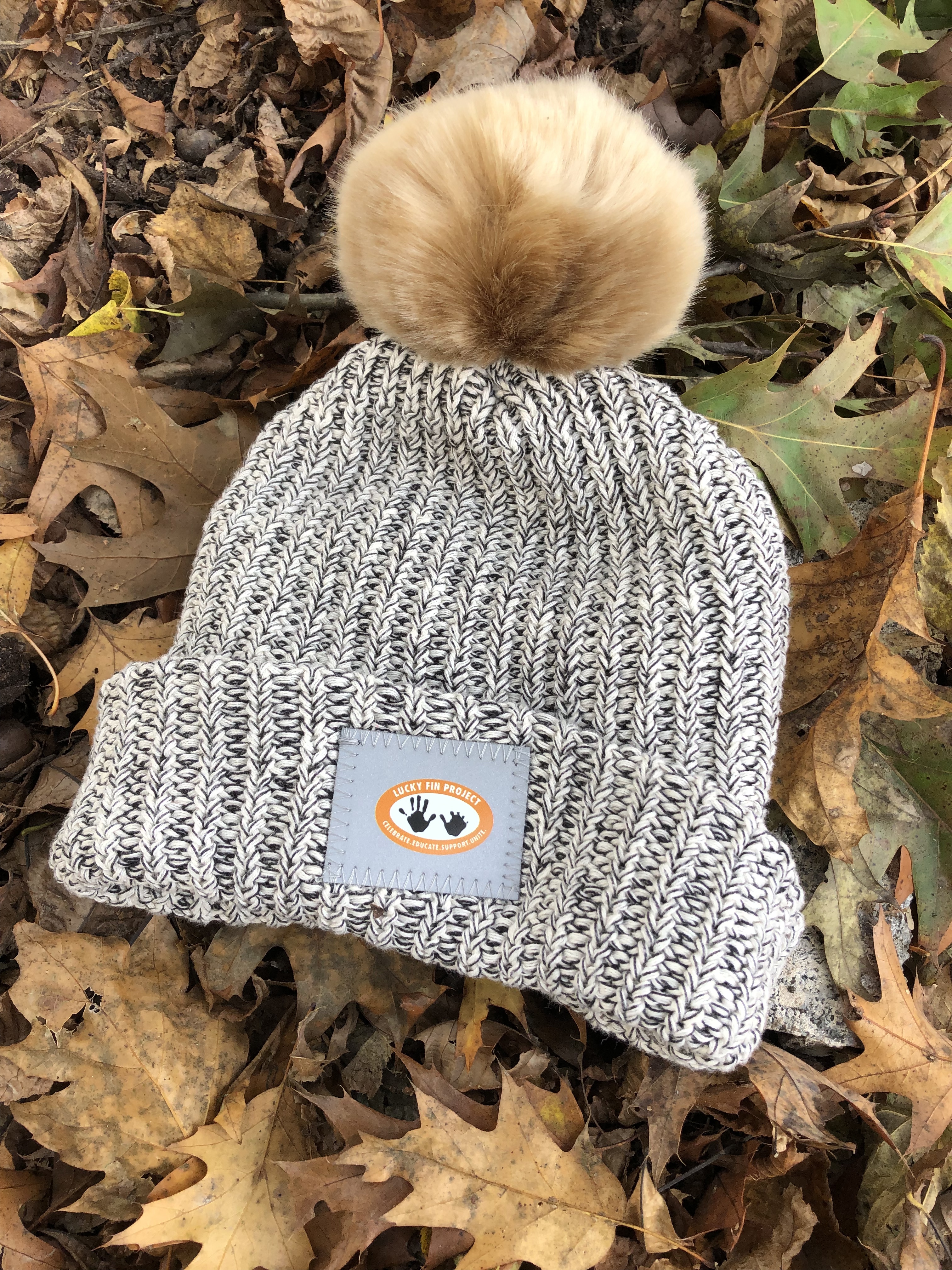 *NEW* Love Your Melon LFP Cuffed Pom Beanie