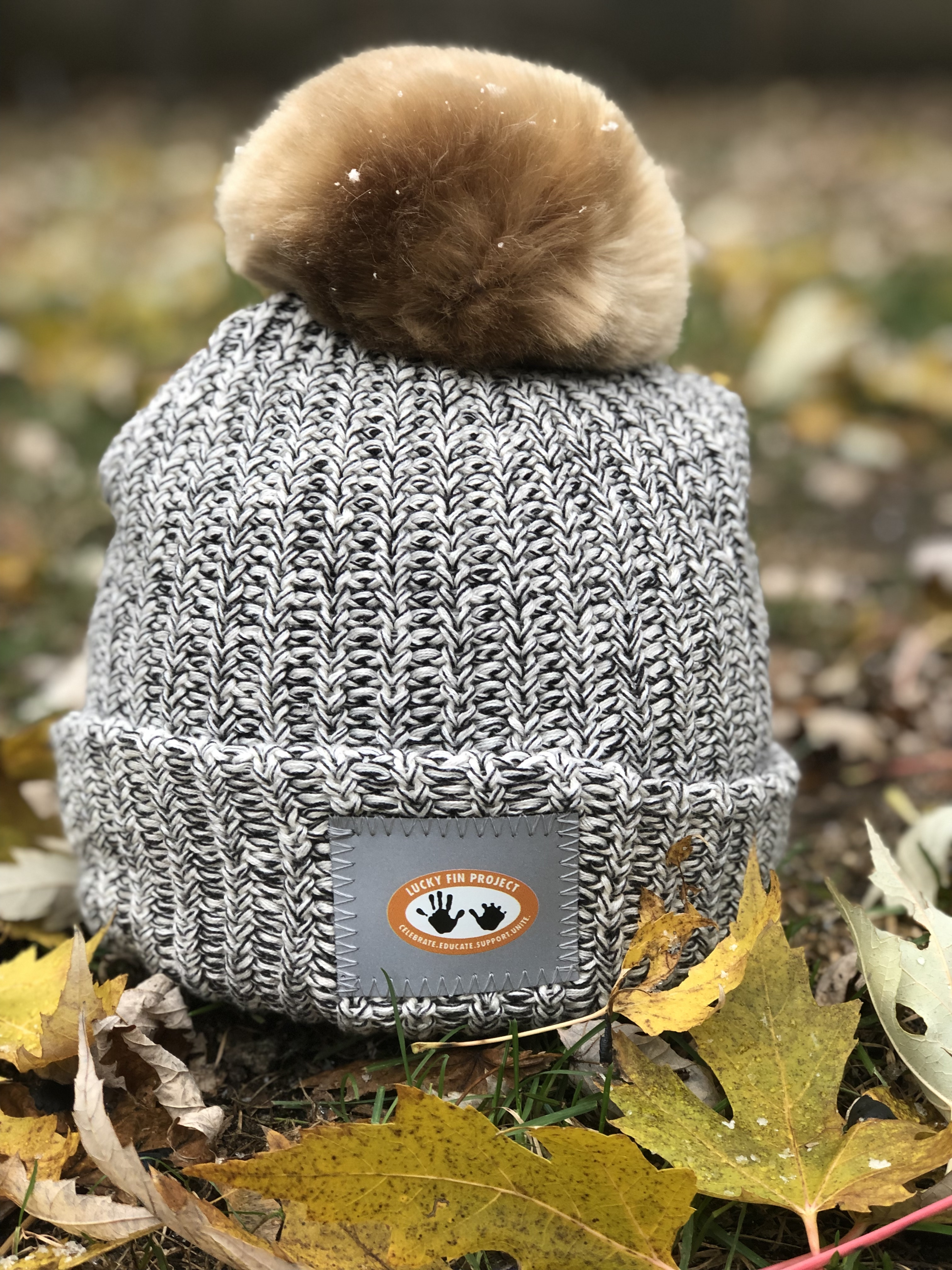 *NEW* Love Your Melon LFP Cuffed Pom Beanie