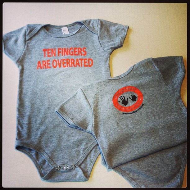 Ten Fingers Are Overrated-Baby Onesie TFAO-Onesie