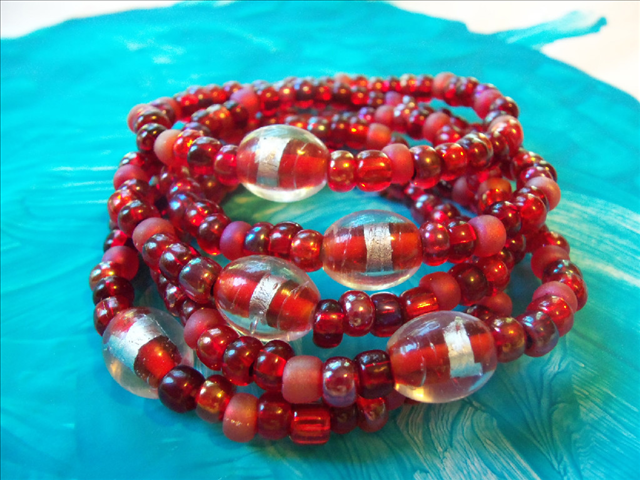 Lucky Fin Bracelet-Ruby LFB-Ruby