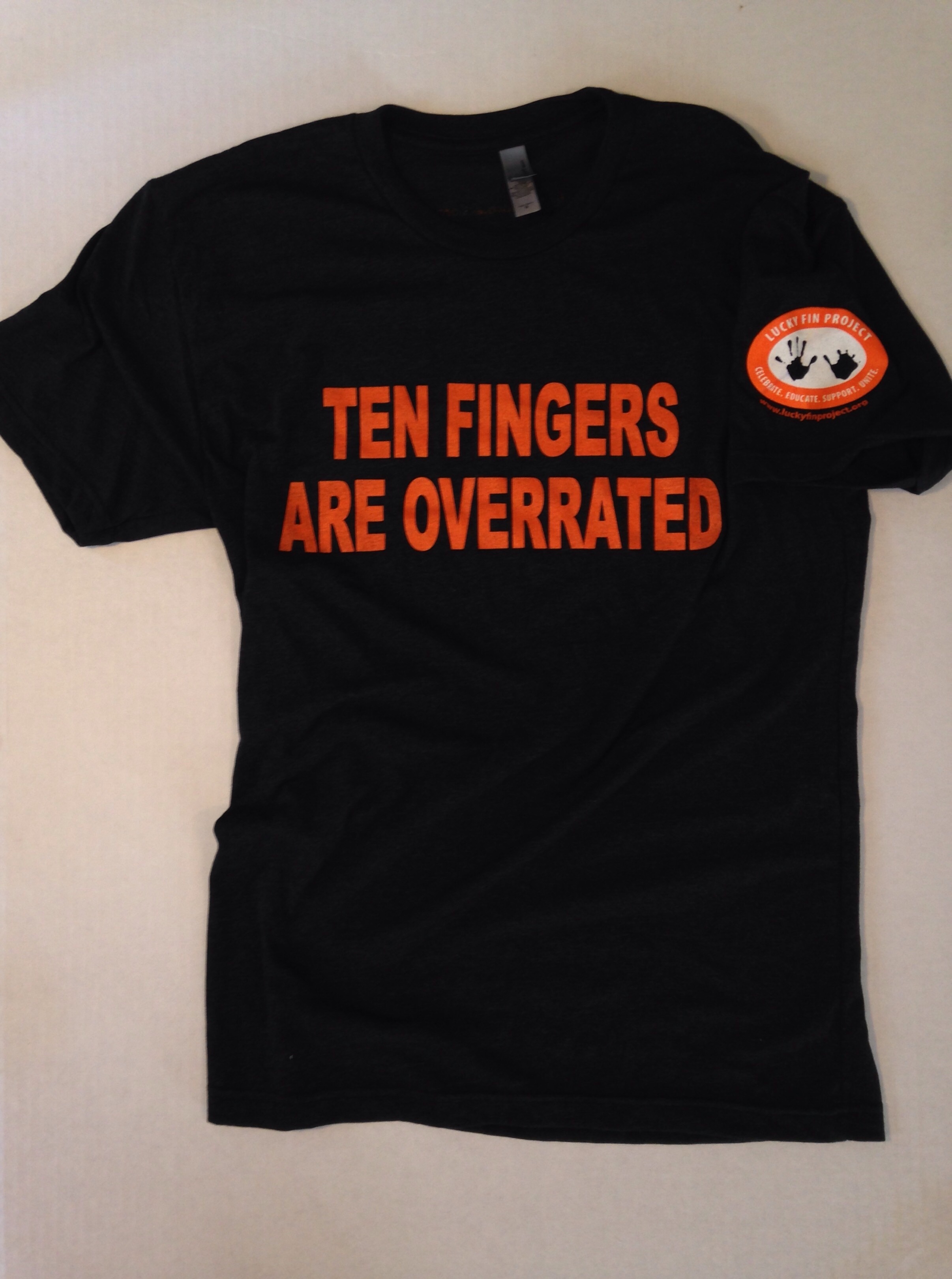 *Limited Edition* Unisex "Ten Fingers Are Overrated" T-shirt BLKTFAO- Unisex