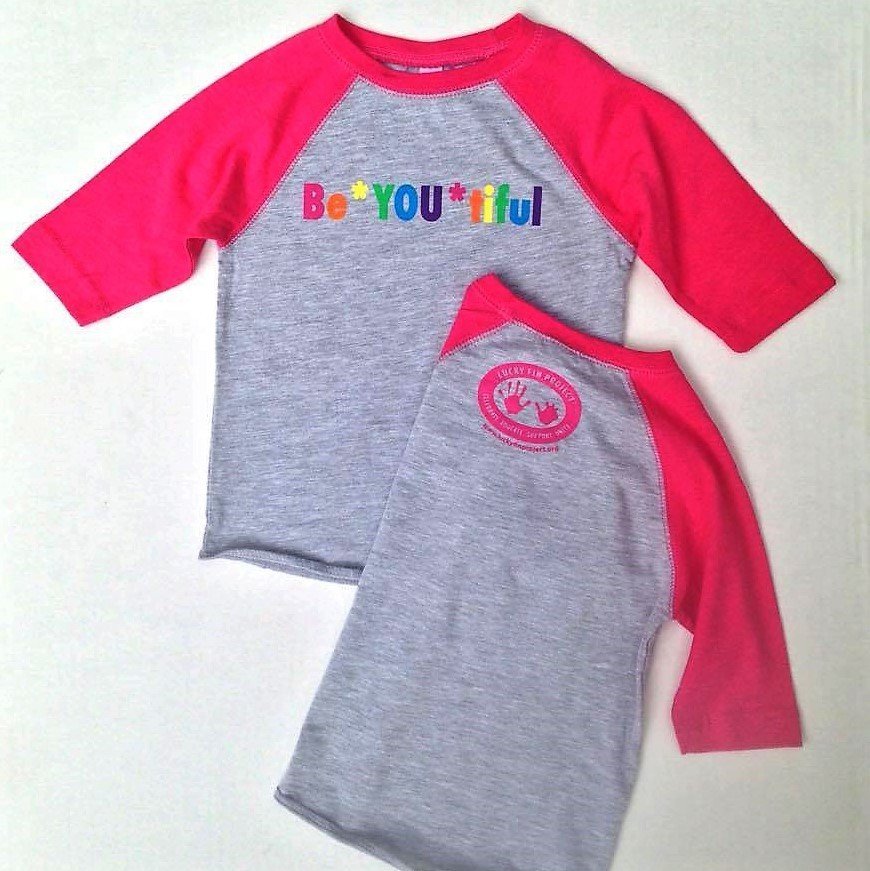 Youth "BE *YOU* TIFUL" 3/4 Sleeve GBYT