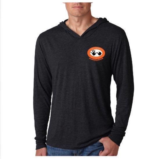 Unisex Logo Tri-Blend Long Sleeve Hoodie Tee