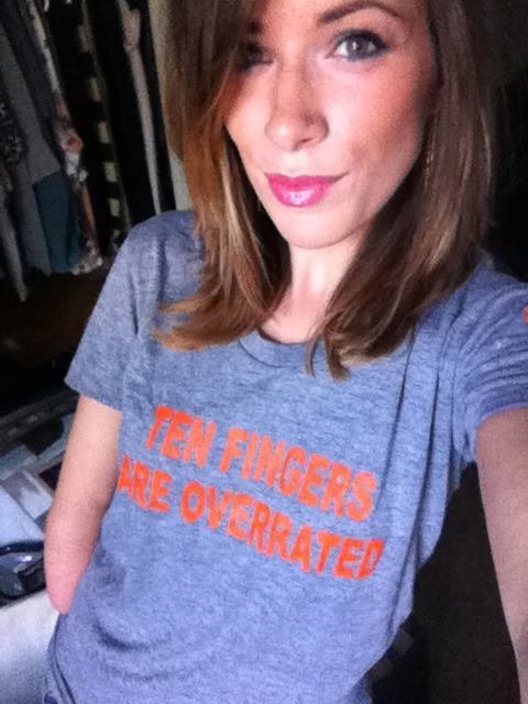 Women's Cut "Ten Fingers Are Overrated" T-Shirt