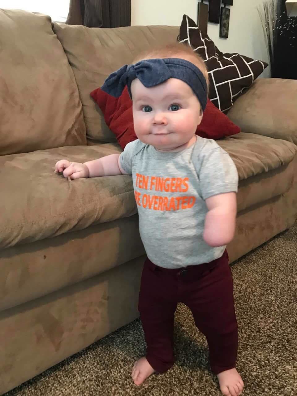 Ten Fingers Are Overrated-Baby Onesie