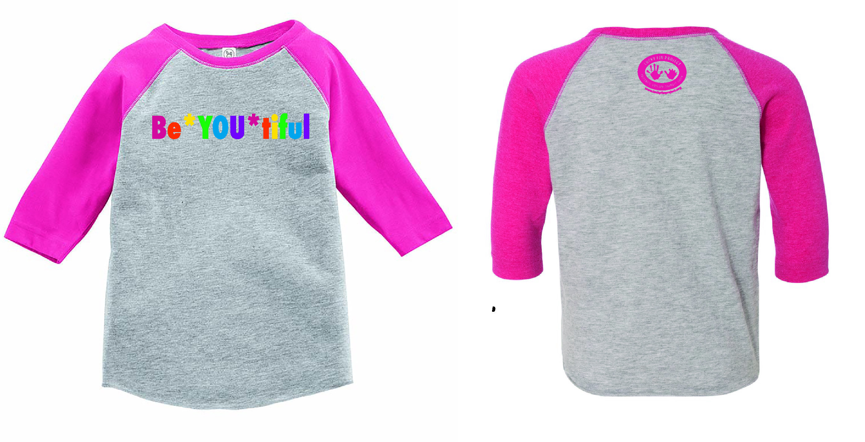Ladies "BE *YOU* TIFUL" 3/4 Sleeve ON SALE LBYT