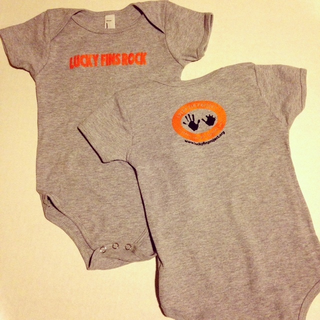 Lucky Fins Rock Baby Onesie LFRONESIE