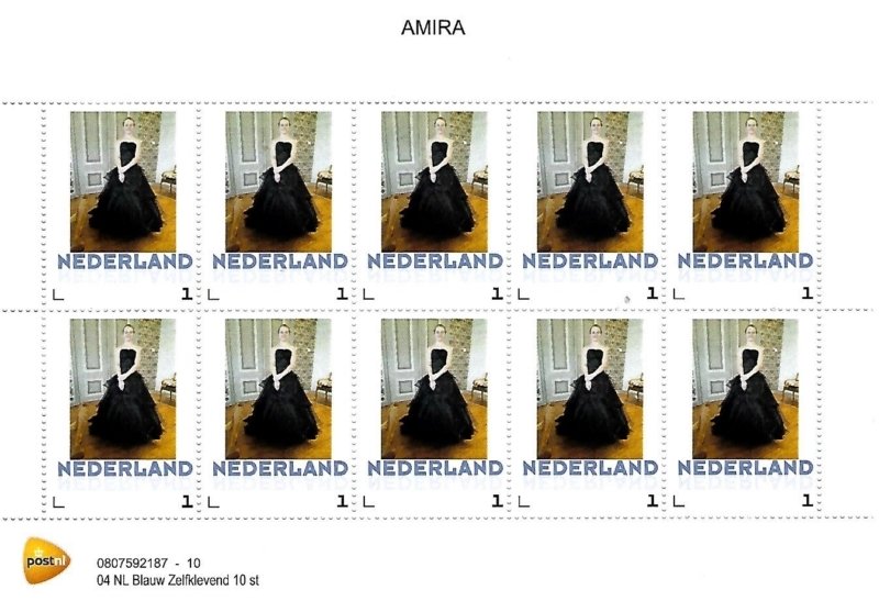 10 Amira design postzegels / stamps GKSTAMP1