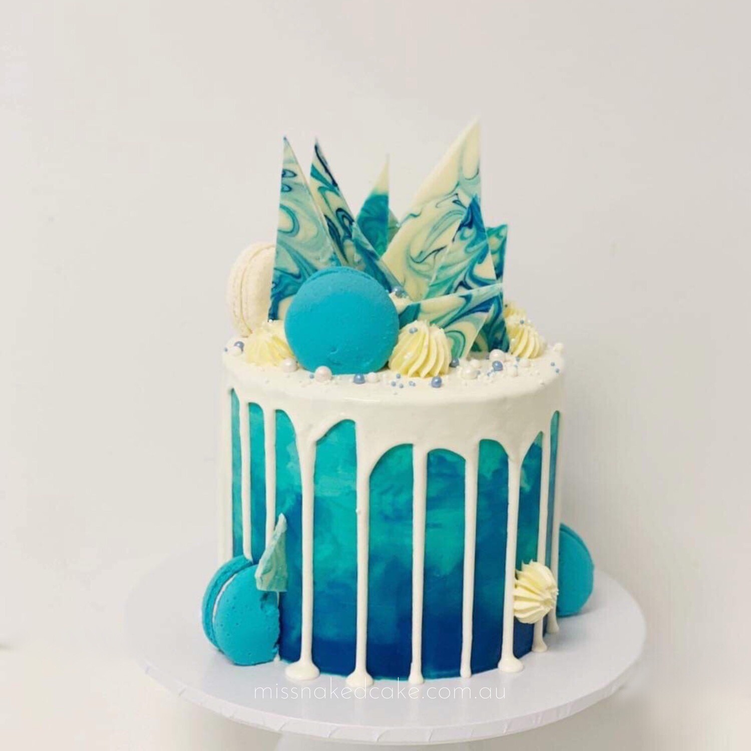 Ombre Chocolate Shard Cake