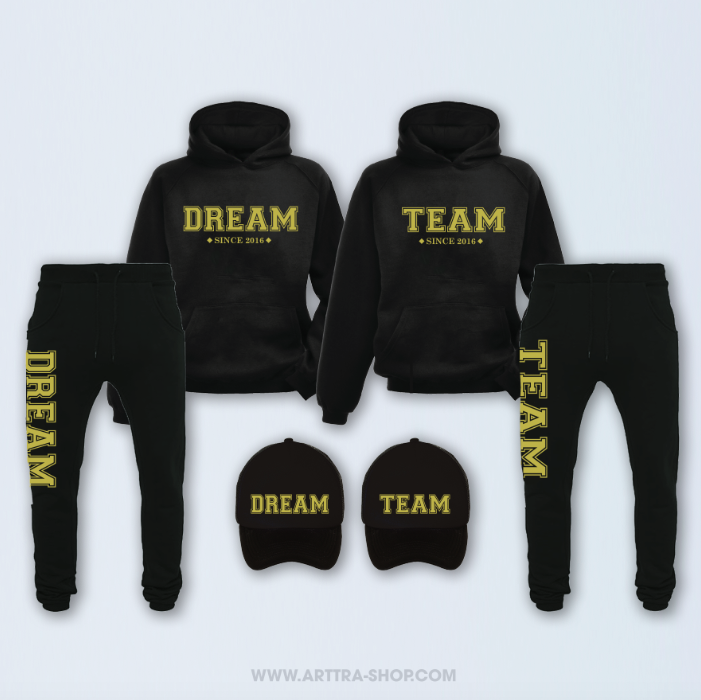 SET - Dream Team - zwart & goud 01260