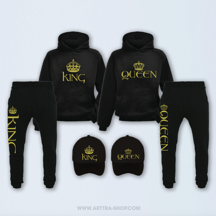 SET - King & Queen - goud 01258