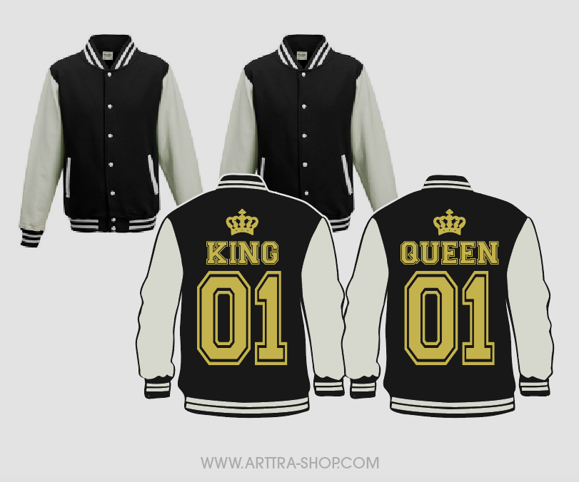 King & Queen -zwart (2st.) 01686
