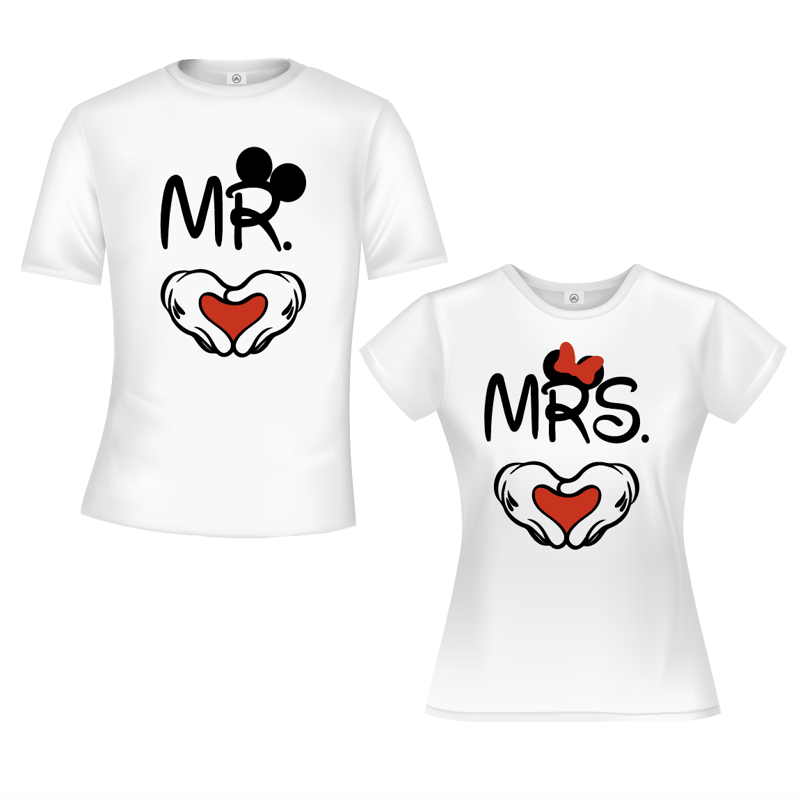 Mr & Mrs Heart - Wit 01936
