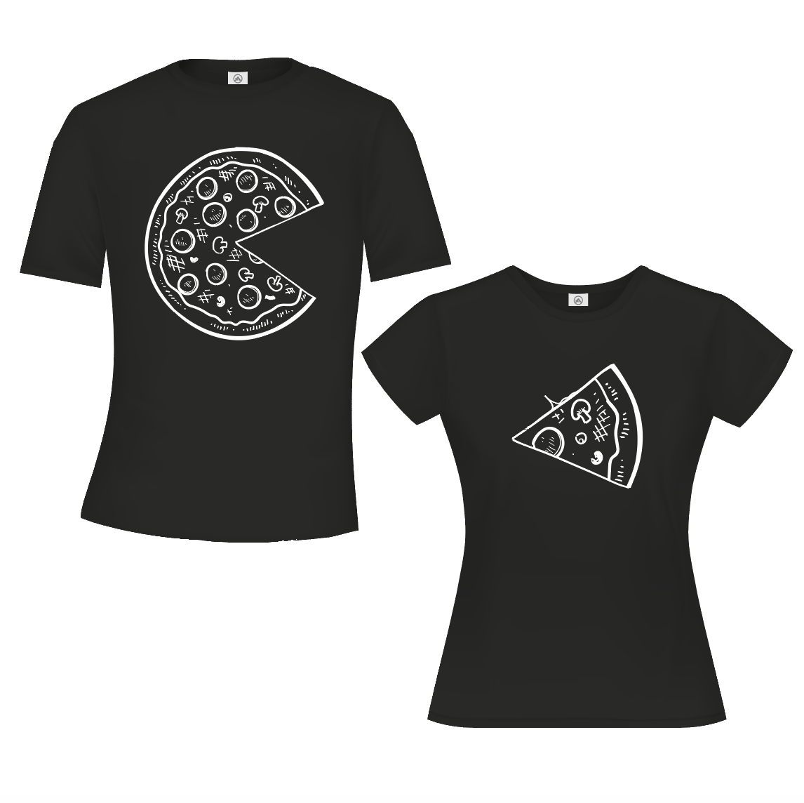 Pizza & Slice - Zwart 01947