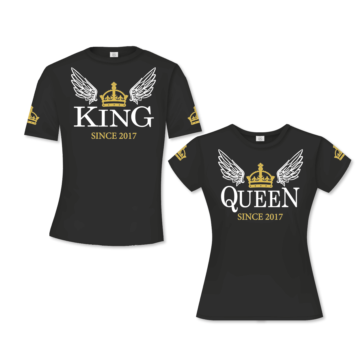 King & Queen DELUXE wing - zwart 02007