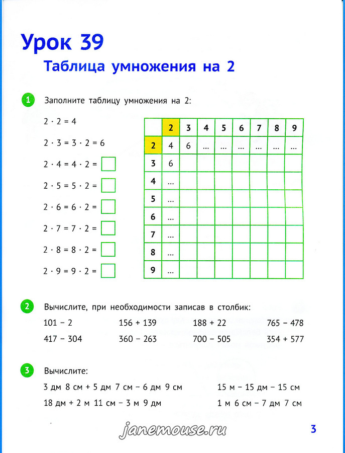 Математика 2 класс. Часть 2. Иванова Е.Ю.