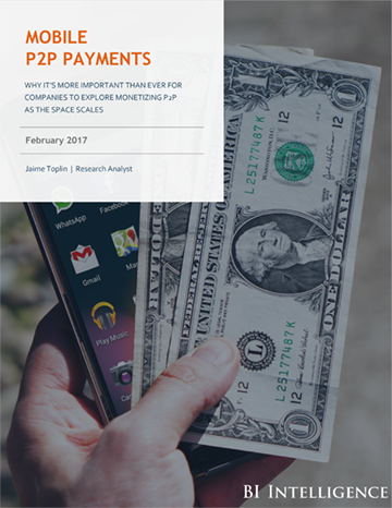 Image: The Mobile P2P Payments Report
