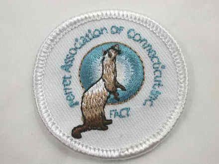 Ferret Association of Connecticut Logo Iron On Patch Ferret Association of Connecticut Logo Iron On Patch