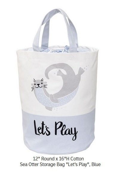 Otter Toy Bin - Tote 807472965703