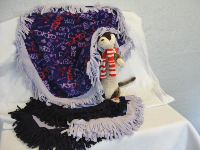 Ferret Fringe Frenzy Sleep Blanket - Limited Edition Ferret Fringe Frenzy Sleep Blanket - Limited Edition