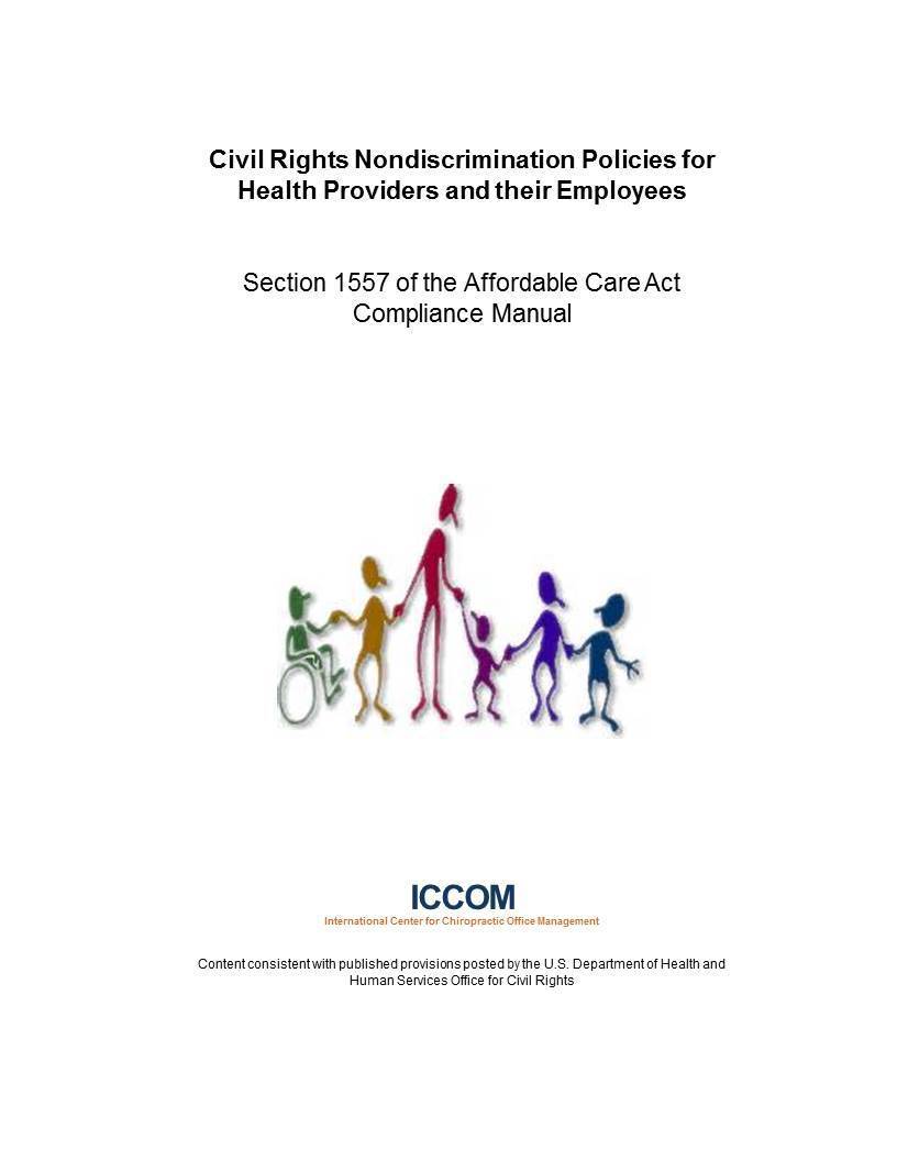 Civil Rights Nondiscrimination Policies for Health Providers and their Employees 00001