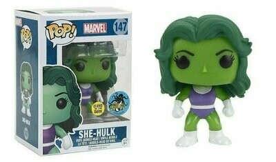 Pop ! Marvel 147 - She-Hulk (GID - Comikaze Exclusive) Pop ! Marvel 147 - She-Hulk (GID - Comikaze Exclusive)