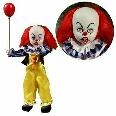 Living Dead Dolls - It 1990 Pennywise Doll Living Dead Dolls - It 1990 Pennywise Doll
