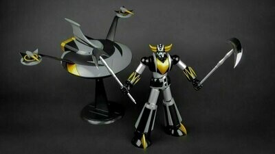 HL Pro - Metaltech 01 Deluxe - Die Cast - Goldorak et son Vaisseau Exclusivité Noire et Jaune (6'' Action Figure + 9.5'' Spaizer Grendizer & Spaizer) HL Pro - Metaltech 01 Deluxe - Die Cast - Goldorak et son Vaisseau Exclusivité Noire et Jaune (6'' Action Figure + 9.5'' Spaizer Grendizer & Spaizer)