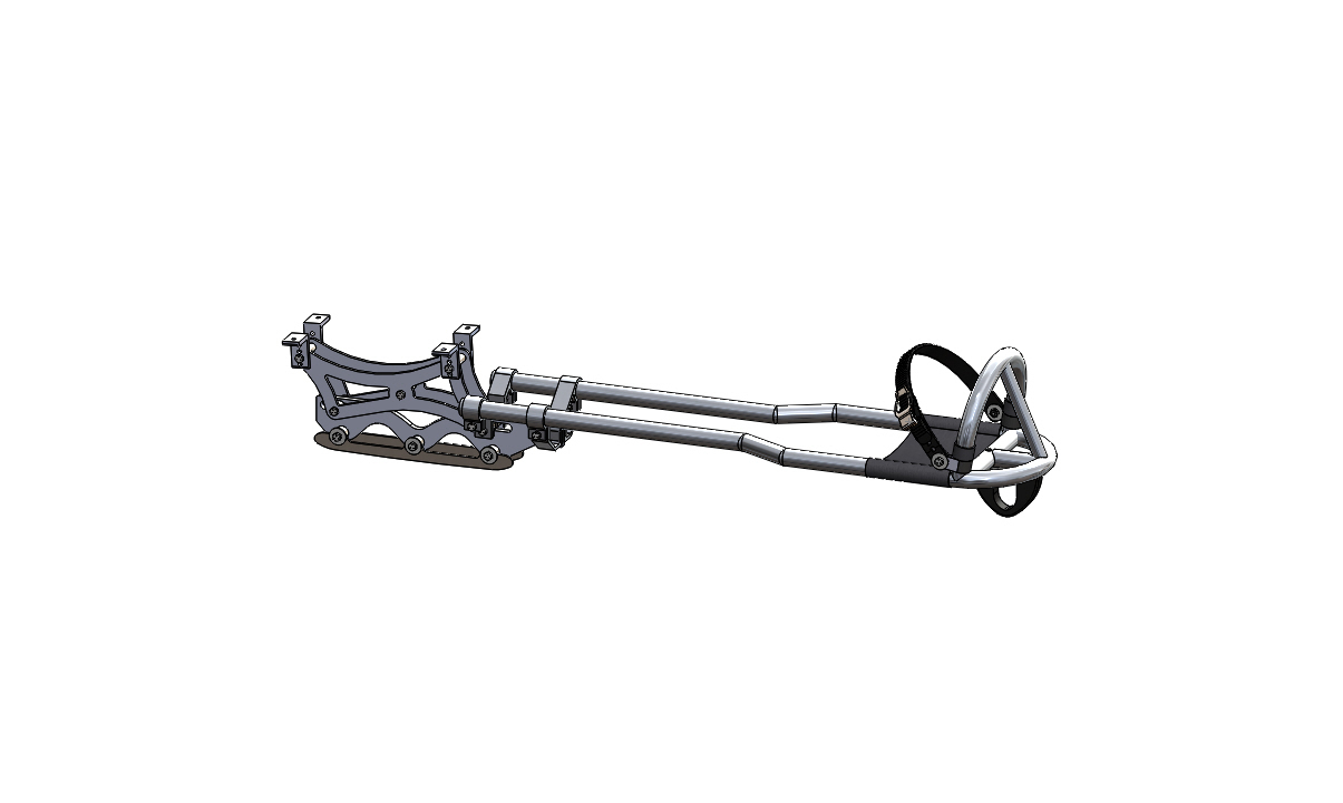 Wave frame with medium nose and 6 inch riser long blade