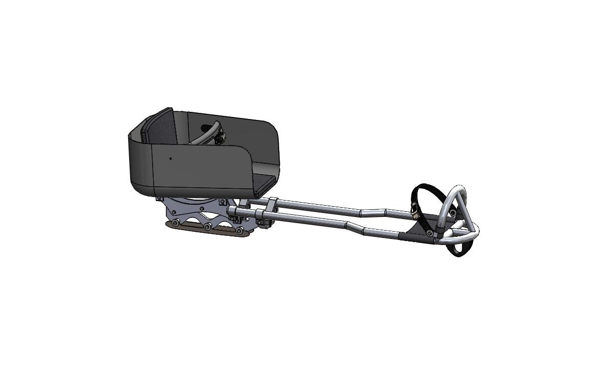 Wave Frame 5 inch riser 34 inch nose long blade