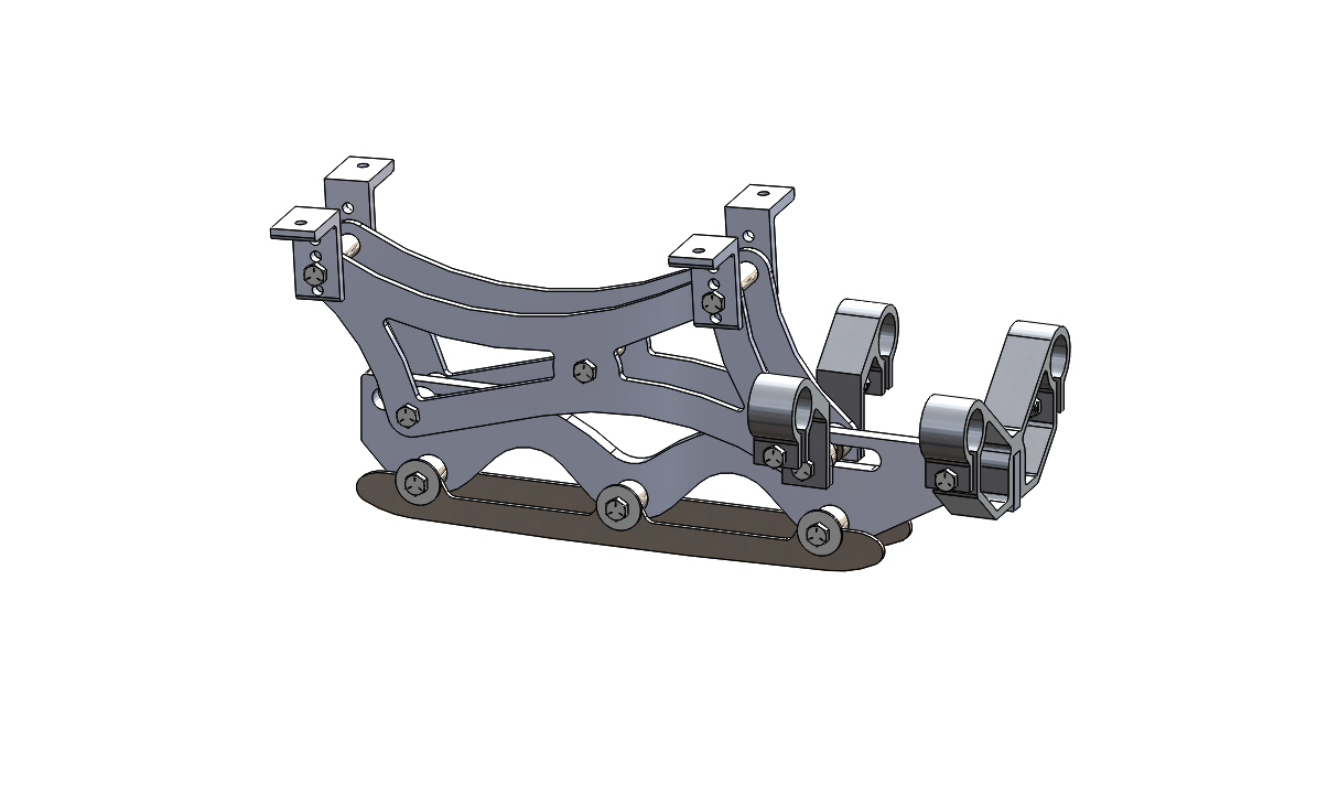 Wave Rear Frame Assembly 6 inch riser long blade