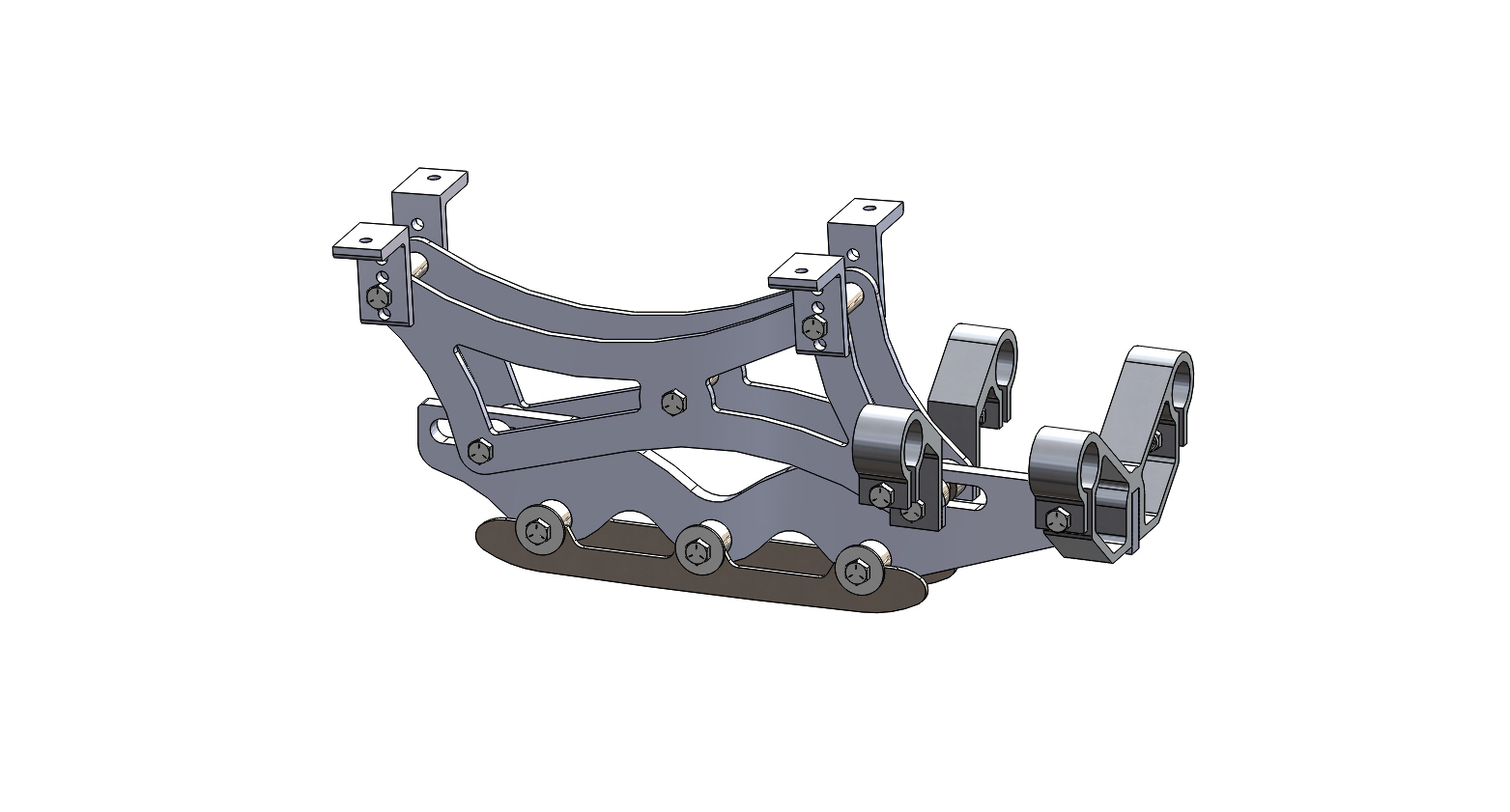 Wave Rear Frame Assembly 6 inch riser short blade