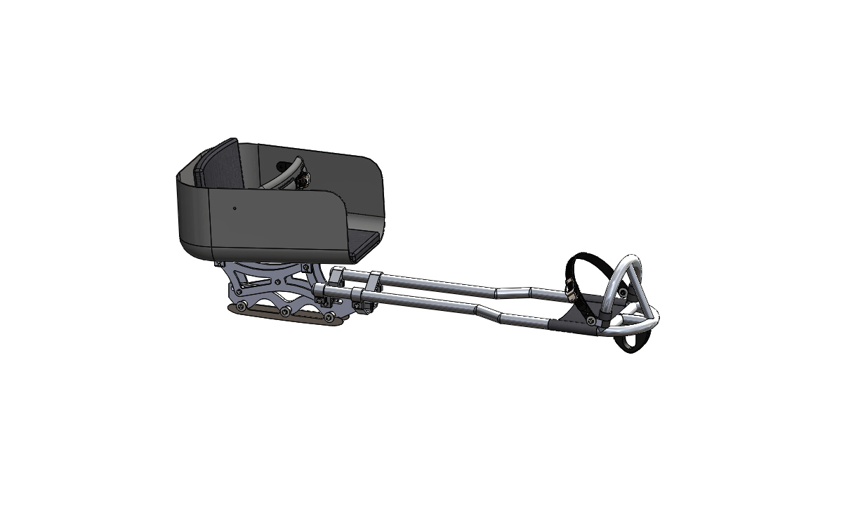 Wave Frame 6 inch riser 34 inch nose long blade