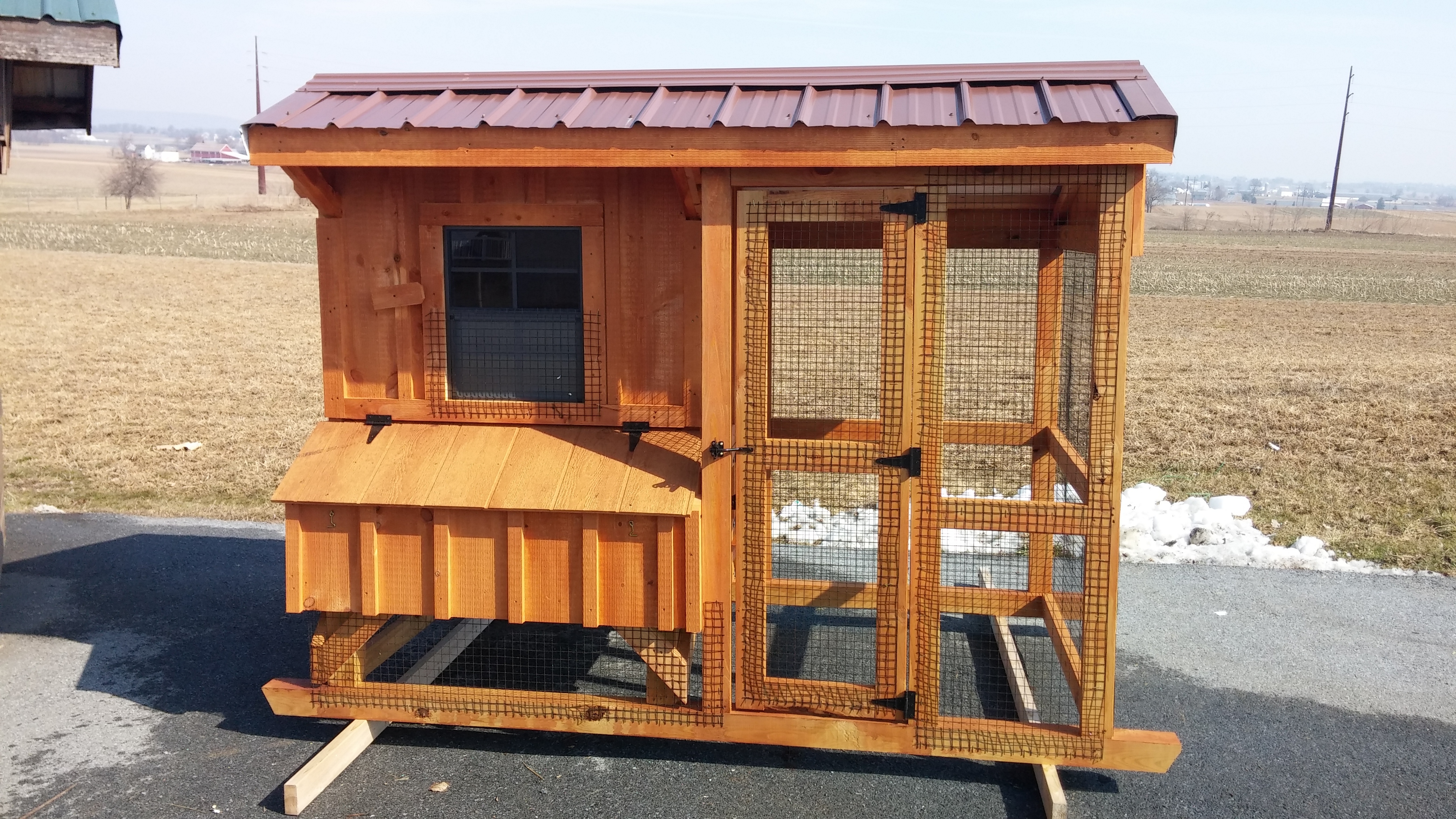 Quaker Coop 5x8 with run