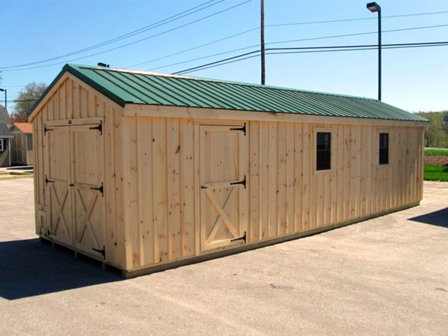 HS 10x30 Pine Board & Batten Coop hs 10X30