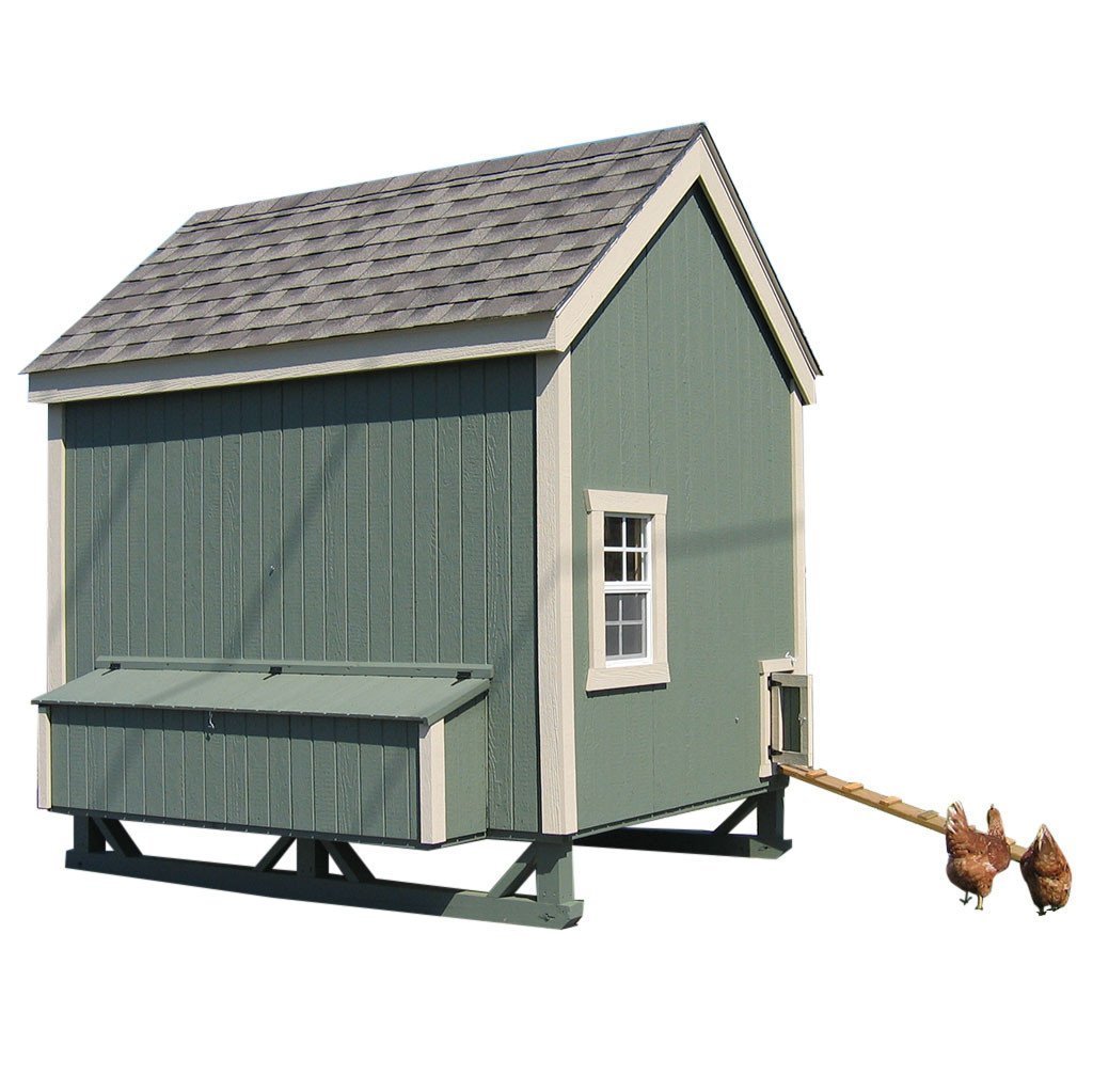 6x8 Colonial Gable Coop Kit lilcottage6x8gable