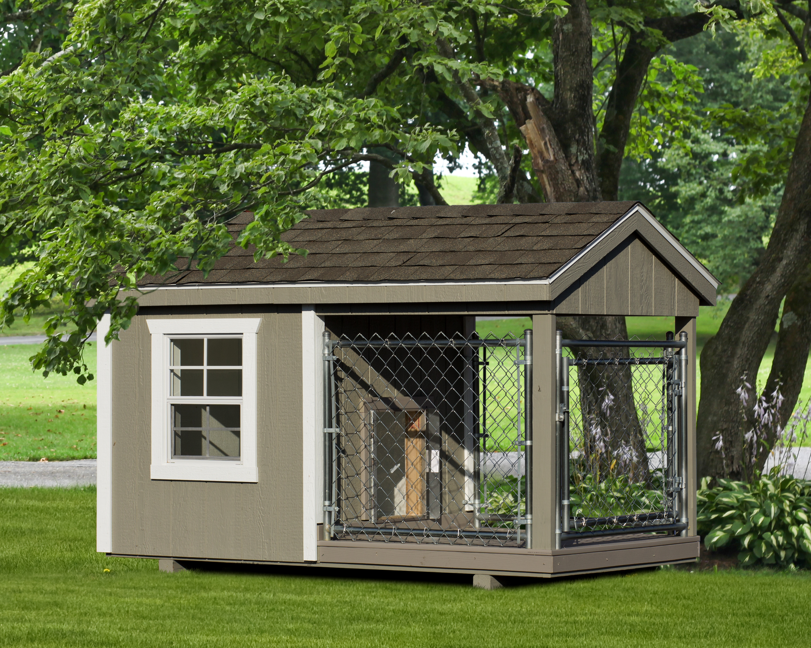 4x8 1 Box Dog Keenel 4x8-1kennel
