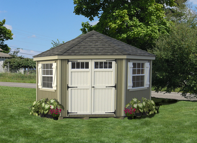 Colonial Five-Corner Shed 10x10 Colonial Five-Corner Shed 10x10