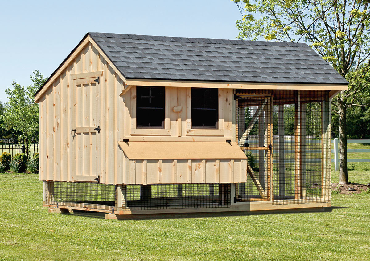 IHS Quaker 8x12 Combo Coop ihscombo8x12