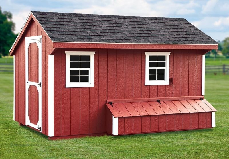 IHS Quaker Style 7x12 w/ Feed Room IHS Quaker Style 7x12 w/ Feed Room