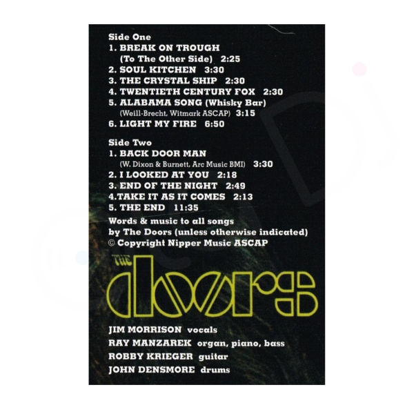 The Doors The Doors Lp 180g Cyprus Vinyl Records
